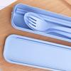 Reusable Travel Utensils Set with Case Portable Chopstick Fork Spoon Tableware Eco Friendly Cutlery Picnic Camping Utensils