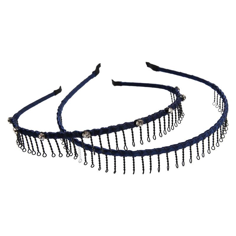 Korean Long-toothed Non-slip Headband with Comb Headdress Simple Headband with Teeth Hairpin Makeup Face Wash Headband