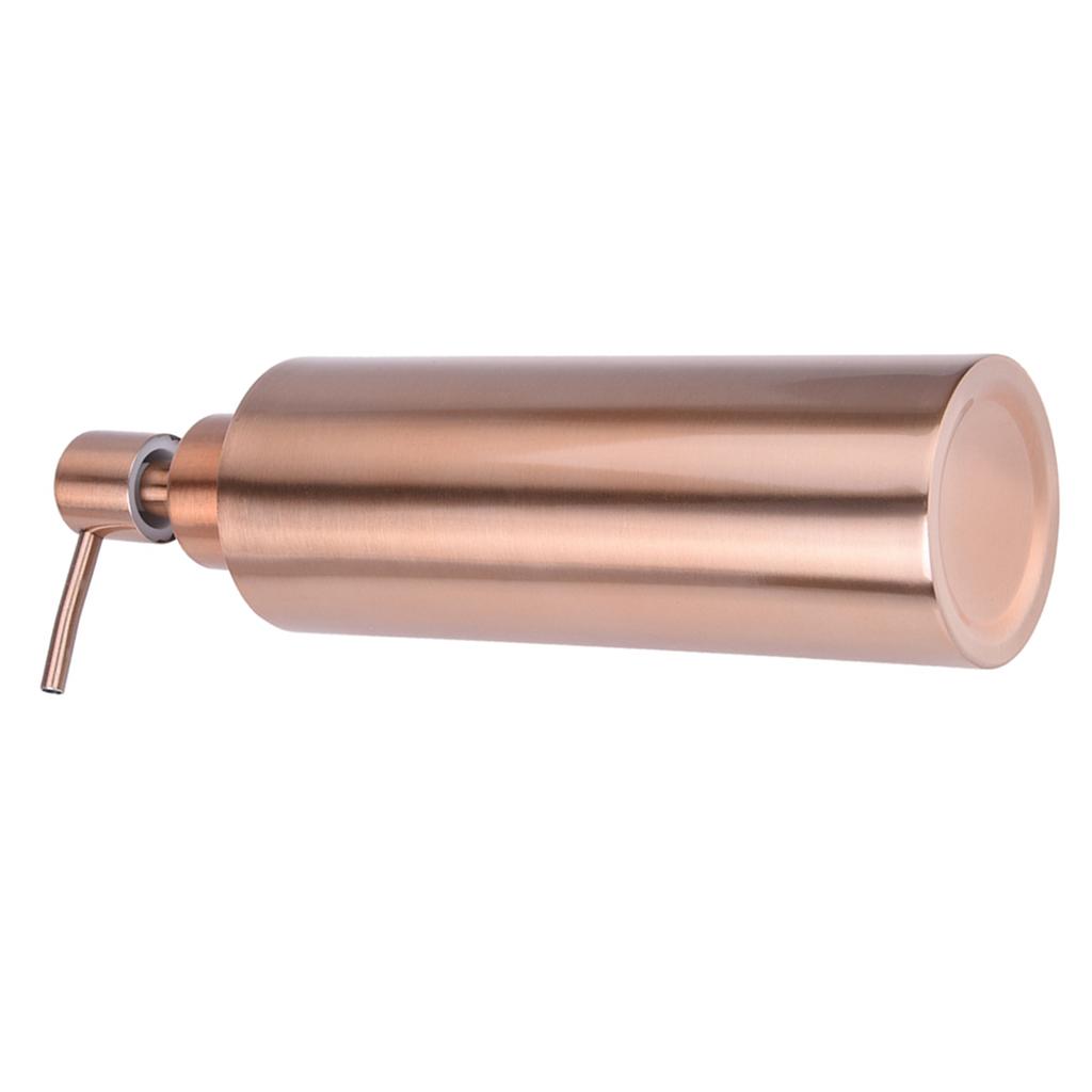 Stainless Steel Kitchen Bathroom Countertop Hand Pump Liquid Soap Dispenser Lotion Bottle 350ML