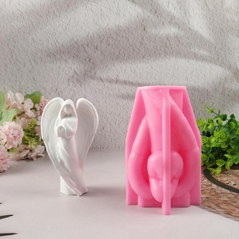 Angel Wing Silicone Molds for Handmade Candle Soap Home Decoration Multipurpose Silicones Moulds for Epoxy Resin Craft