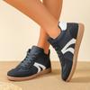 Fashion 2025 Autumn New Large-size High-top Women's Sneakers Color-blocking Luxury Flat Loafers Comfortable Retro Versatile Casual Shoes