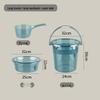 ZISIZ Extra Large Transparent Multi-purpose Storage Bucket with Lid
