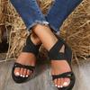 Damen Freizeit Keilsandalen Offene Zehen Dicke Sohle Plateau Sommer Freizeitschuhe Riemchen hinten Leichtgewichtige Damen Slingback Sandalen