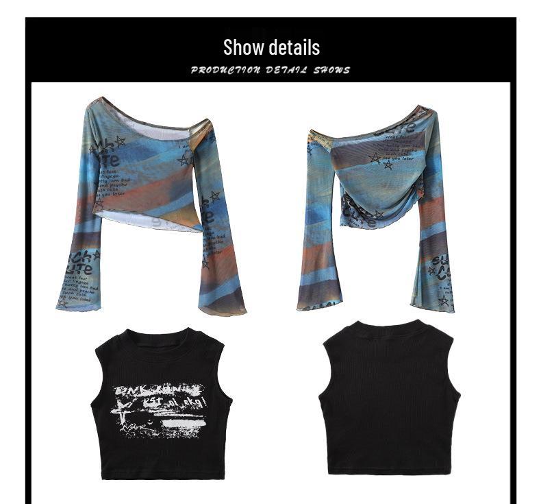 Trendig Street Dance Hip Hop Hoodie-set för Barn – Coolt Uppträdande-outfit för Pojkar & Flickor