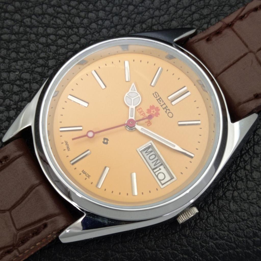 SEIKO EXPO 70 AUTOMATIC 6309A VINTAGE REFURBISHED JAPAN MENS WATCH a441881-a