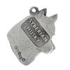Siberian Husky, Chukcha - Silver-plated Dog Pendant, Handbag Decoration, Backpack Pendant by Art-Dog Brand