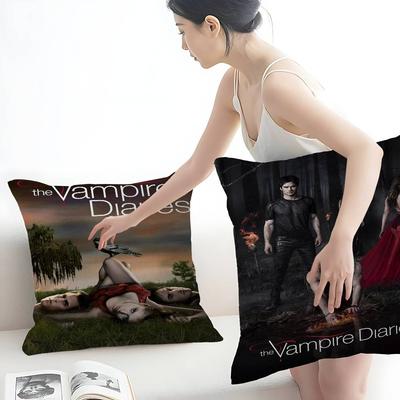 Pernă Personalizată cu Tema Filmului Clasicul Jurnalele Vampirilor Husa Pernă Decor Cameră Copii Petrecere Copii Față Pernă Cadou Ziua Copiilor