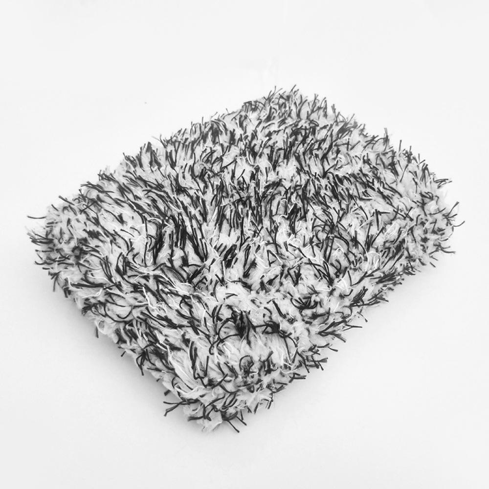 

Water Absorbing Plush Car Wash Sponge Block, Car Cleaning and Beauty Products, Gray White, Red White, Blue White Three Colors