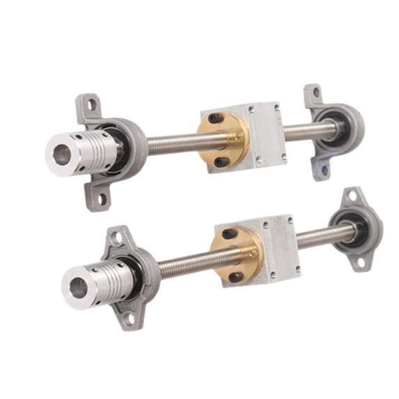 304 Edelstahl T10 Trapezgewindespindel Mini-Lineartisch & Schrittmotor-Set für 3D-Drucker
