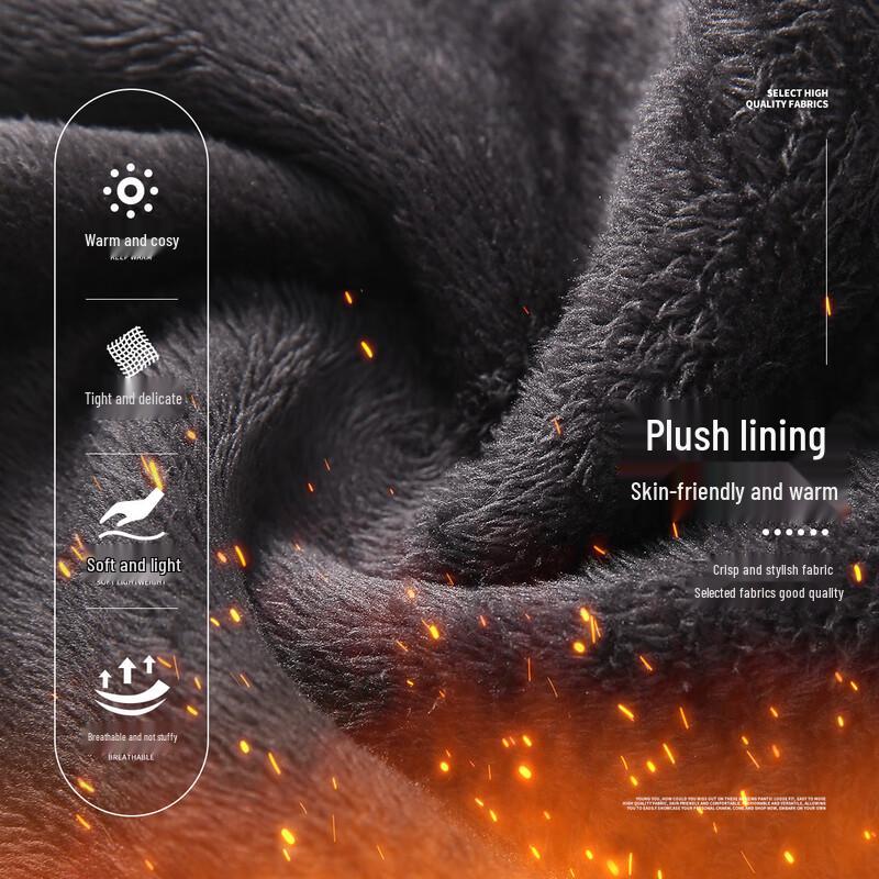 Handu Yishe Women's Fleece-Lined Deconstructed Wide-Leg Denim Jeans