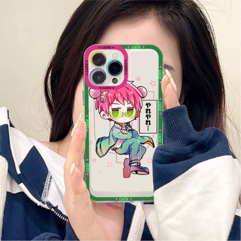 Japanese anime the disastrous life of saiki k Phone Case For 14 Pro 14 Pro Max iPhone 11 12 13 Mini Pro Max Case shell