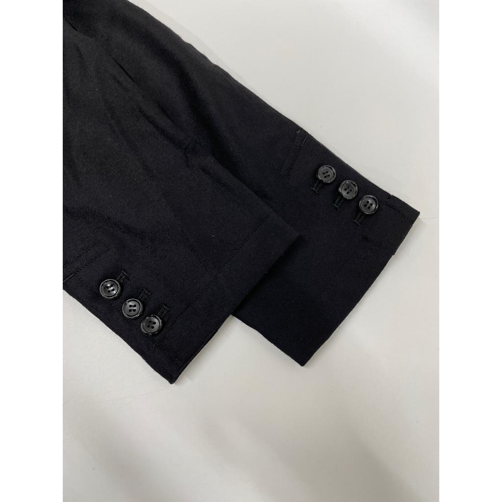 COMMEdesGARCONS HOMME PLUS PL-J045 23AW Faux Fur Cut-out Long Jacket Jacket M blackUsed