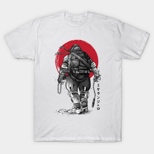 

Men Black Print T-shirt The Way Of Mikey No-Cut Transfer Paper Print Cotton Tshirt L білий