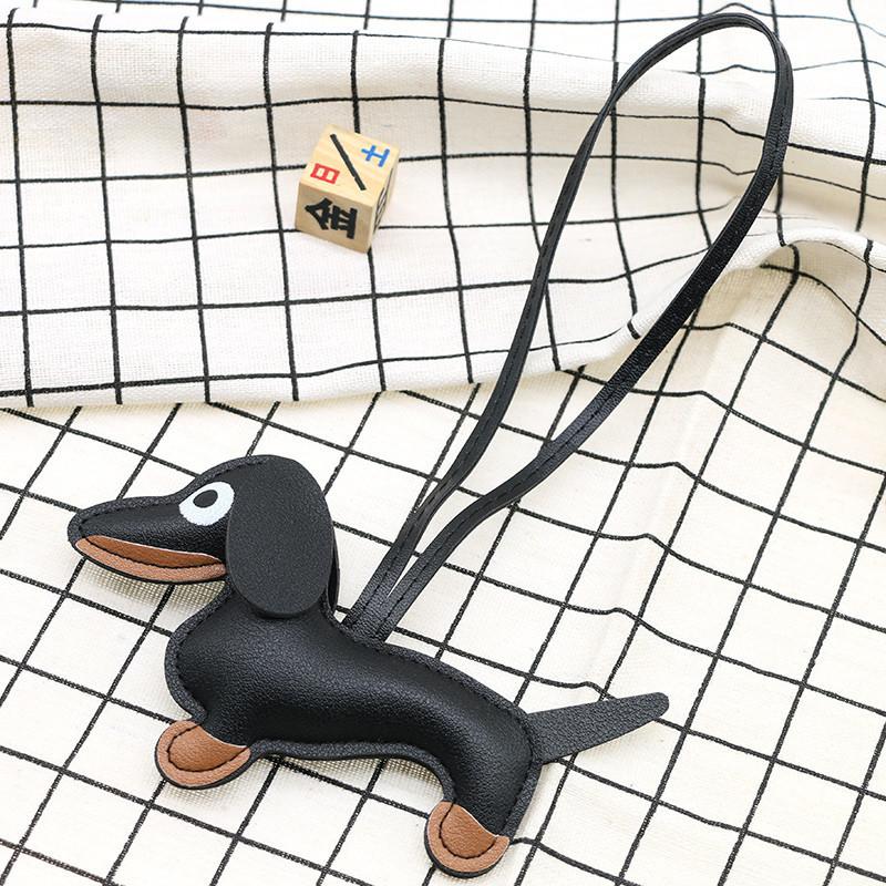 Cute Dog Handmade Braided Rope Pendant Bread Pendant Suitable For Bag Pendant Car Accessories Girl Gift Bag Charm