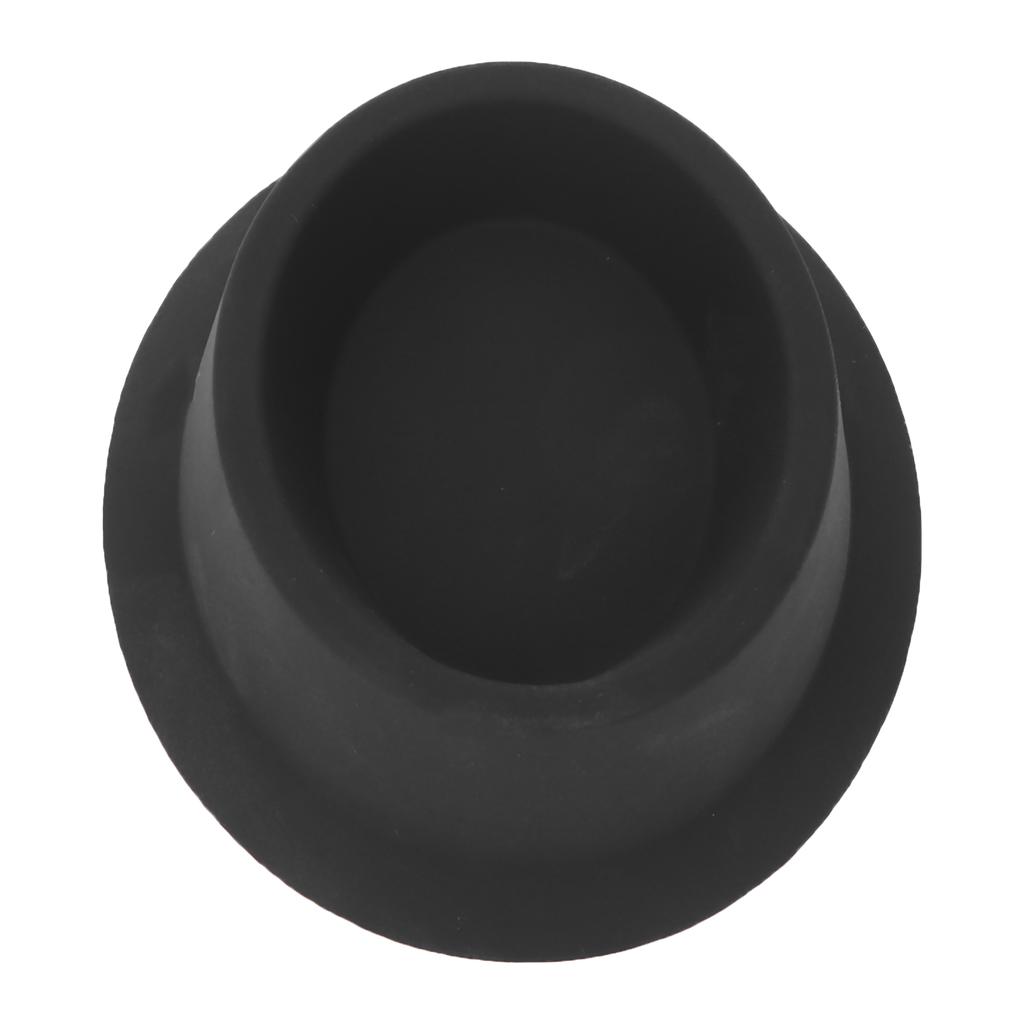 Silicone Shaving Bowl Home Hair Salon Portable Shaving Soap Cream Foaming Bowl (Black)