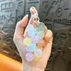 Acrylic Grape Bunch Keychain: Cute Couple Bag Charm & Creative Car Keyring for Women