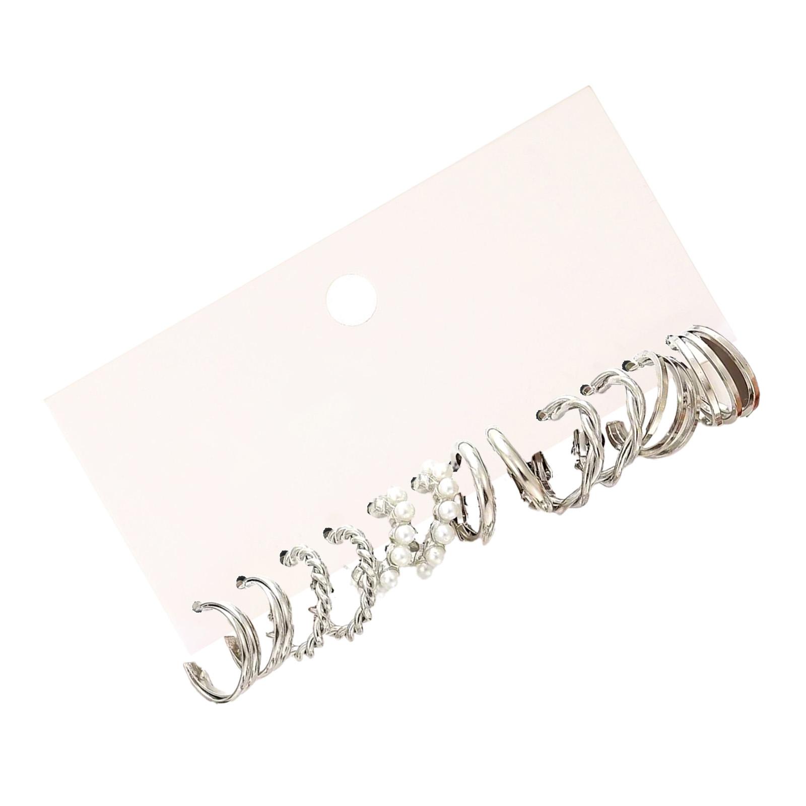 

Fashion Earrings Women Accessories Stylish Ear Jewelry Drop Earrings Party Jewelry Set Alloy Texture for Any Occasion 2