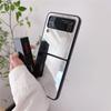 Coque Luxury Mirror Glass Phone Case For Samsung Galaxy Z Flip 4 5g Shockproof Full Protective Cover For Galaxy Z Flip3
