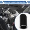 X AUTOHAUX Silicone Cap Silicone Plug Plumbing Processing Mecla Cap Plumbing End Cap Black
