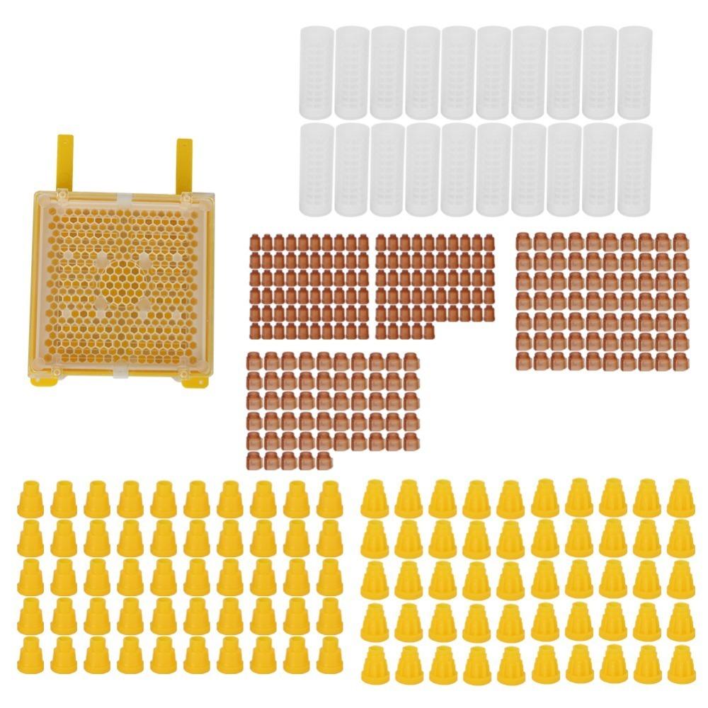 

251Pcs Convenient Queen Cell Protective Cover Safe Queen Rearing Set Queen Rearing Kit Beekeepers Set1