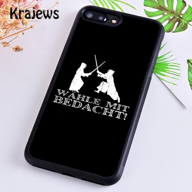 Krajews Eat Sleep Fencing Heartbeat Phone Case Cover For iPhone 17 Air 16 15 14 Plus 11 12 13 Pro Max Coque Fundas
