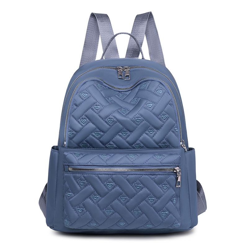 Backpack Summer New Fashion Women's Bag Large Capacity Women's Oxford Cloth Travel Backpack Student Schoolbag Mom Bag