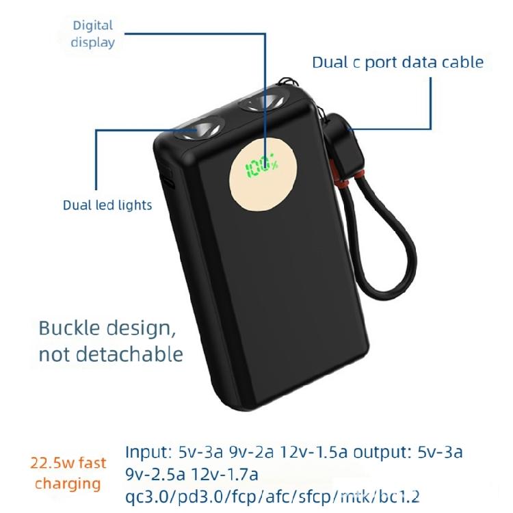 Fast Charge Power Banks DIY Kit 2x21700 Battery Case Shell Not Require Welding Double LED Digital Display Battery Case