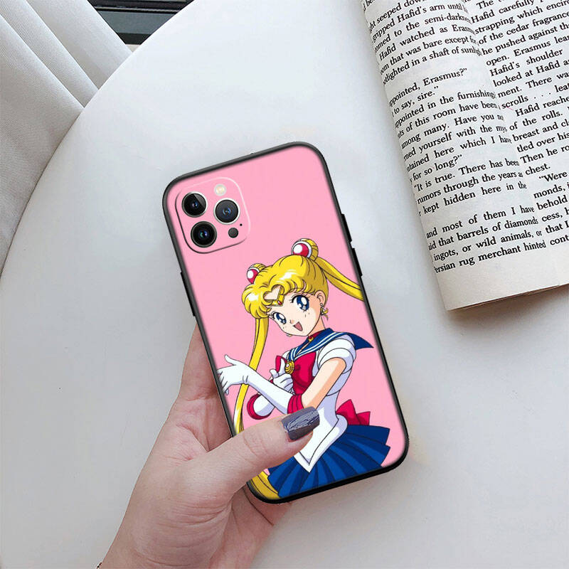 MH133 S-Sailor Moon Phone Shell for Samsung S20 S21 S22 S23 S24 FE Ultra Plus Lite S21S A55 A07 A17 F06 F16 M06 M16 M56 A36 A37 A57