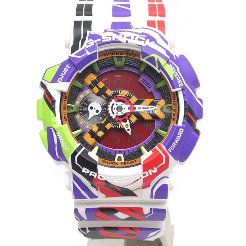 [Б/У] Casio CASIO G-SHOCK Модель в честь коллаборации с Evangelion GA-110EVA30-7AJR Мужские часы
