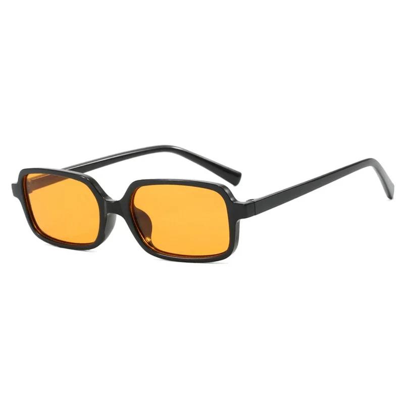 Quadratische Sonnenbrille Damen Herren Vintage Marke Spiegel Stilvolle Sonnenbrille Weiblich Männlich Niedliche Gläser Persönlichkeit Farben