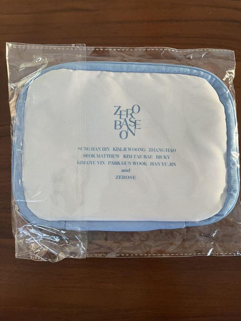 [USED] ZEROBASEONE ZB1 Pouch Zebeone Korean K-POP Official Merchandise