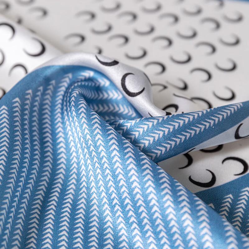 Hengyuanxiang 100% Silk Small Square Scarf