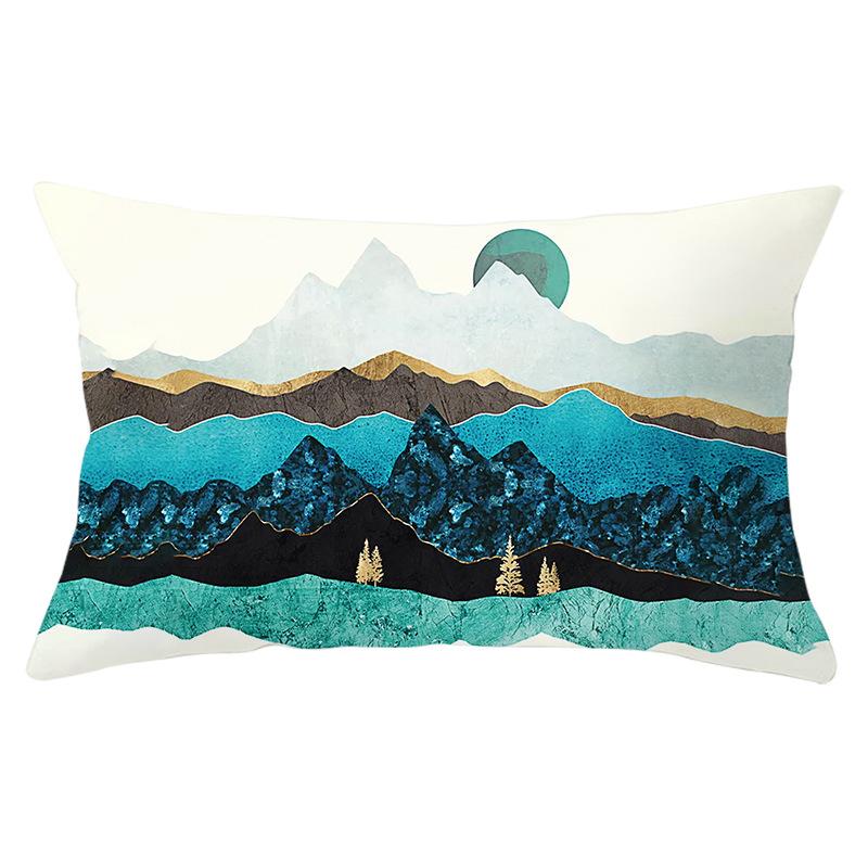Chinese Style Lumbar  Pillowcase Decorative Sofa Cushion Case Bed Pillow Cover Home Decor Car Cushion Cover Pillow Case 30*50cm