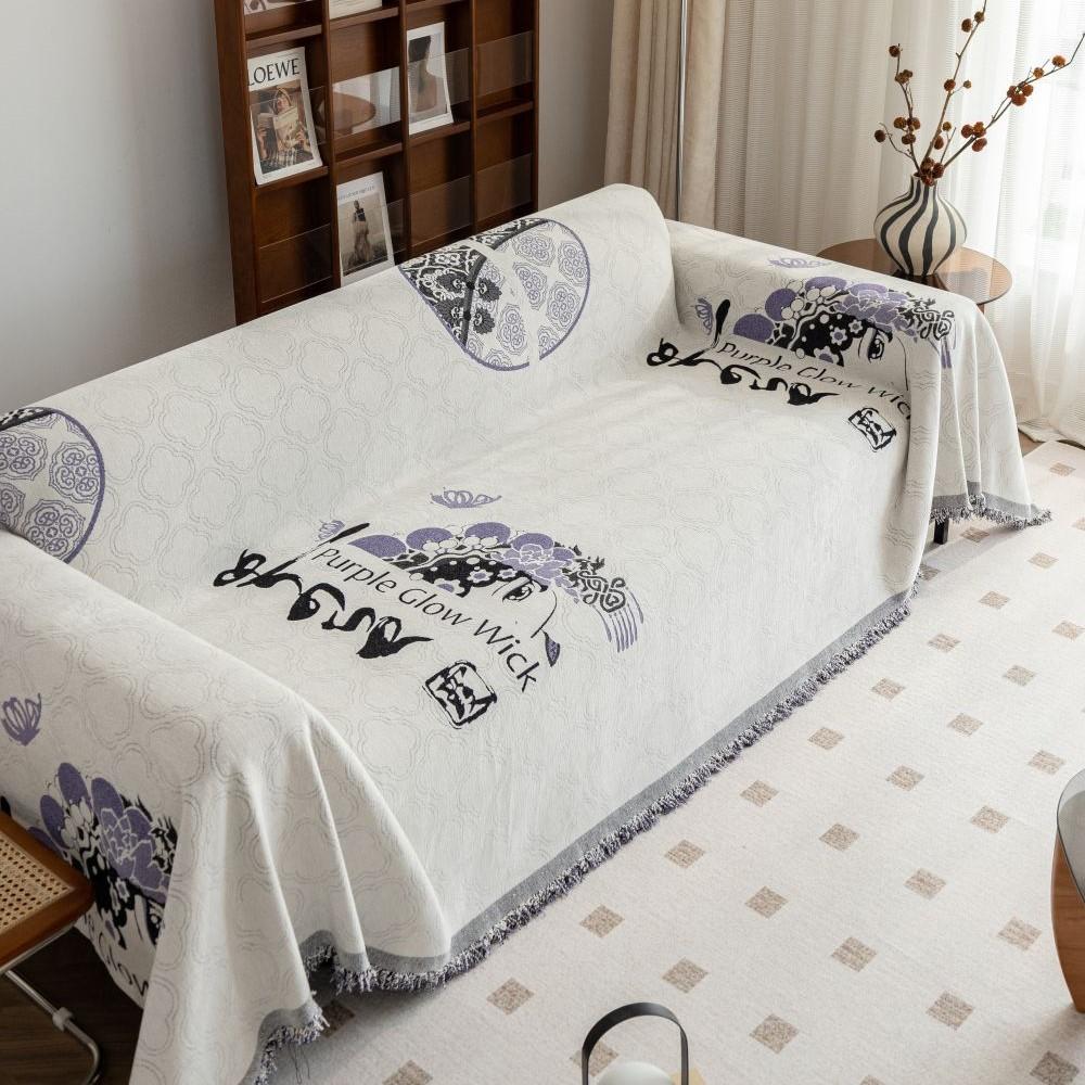 Cool Feeling Living Room Sofa Mat Throw Blankets  Beijing Opera Camping Picnic Blanket Cover Sofa Cover