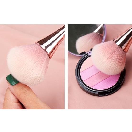 Stojący pędzel do odkurzania paznokci z podstawą w kształcie czterolistnej koniczyny, lustrzanym miękkim włosiem, długim uchwytem, do usuwania pyłu z paznokci, do czyszczenia, narzędzie do makijażu dla kobiet