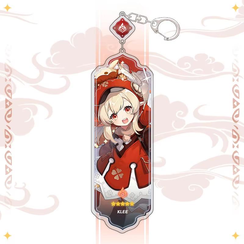 Portachiavi Anime Linnea Flins Durin Mualani Furina Arlecchino Accessori Portachiavi Genshin Impact Ciondolo Carino per Borsa Portachiavi Regalo