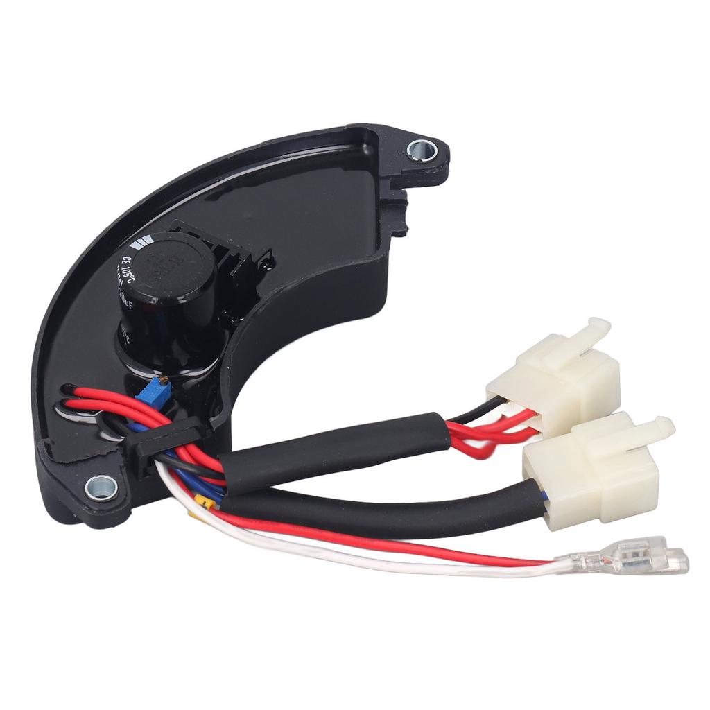 Generator Automatic Voltage Regulator 3 Phase 8 Wire ABS Shell 400V 220UF Capacitor AVR Voltage Regu