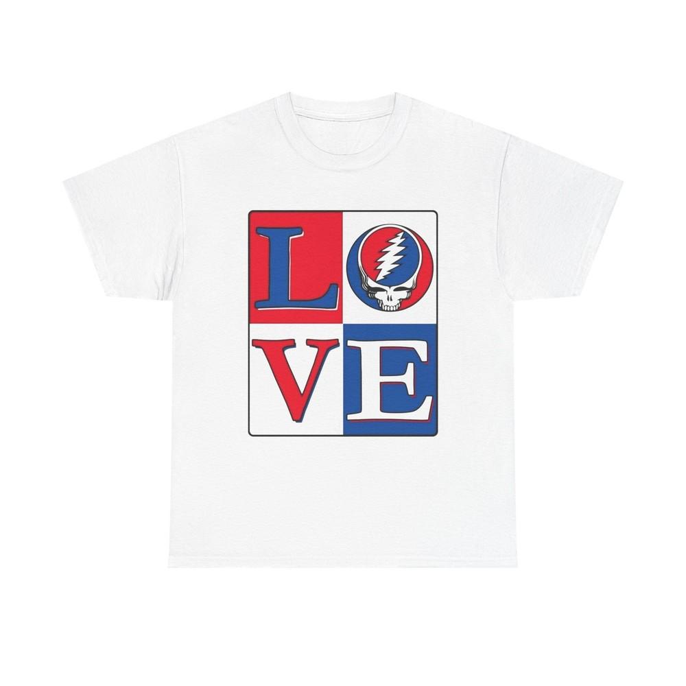 Grateful Dead Love Graphic T Shirt Adult NEW Unisex T-Shirt XL