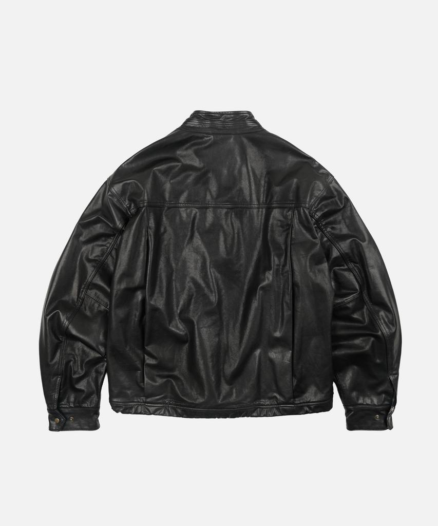 FRIZMWORKS Waxed Cowhide Buddy Harrington Jacket _ Black