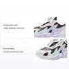Pantofi de alergare confortabili, versatili, antiderapanți, durabili, cu profil redus, pentru copii, adidași pentru copii, negri 322439921N-3
