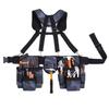 Tool bags consisting of 2 large fanny packs, 1 small fanny pack, and a shoulder strap.