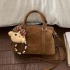 Borsa Boston alla Moda da Mano per il Pendolarismo, Borsa a Tracolla per il Lavoro, Semplice Borsa Piccola da Mano per l'Ufficio