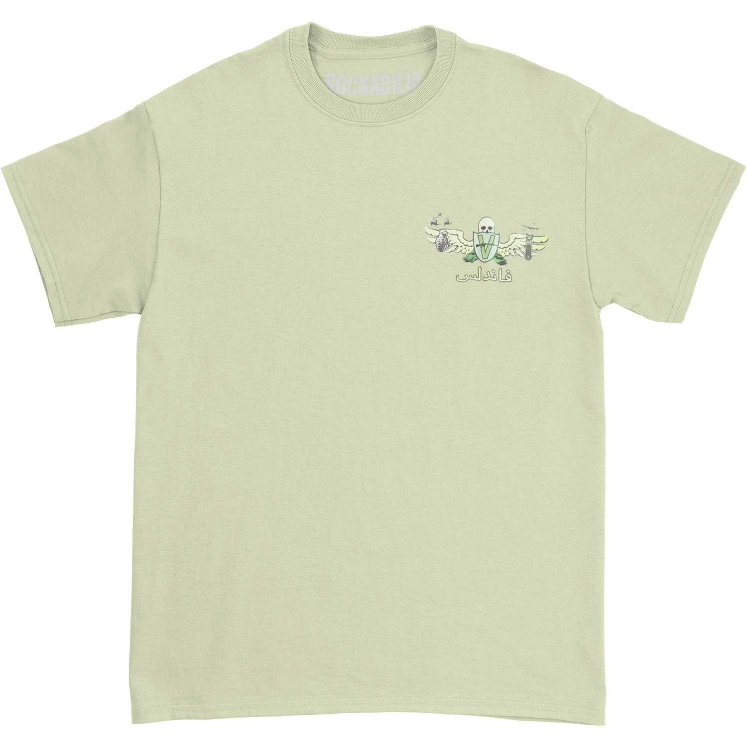 Boys Vandals Iraq Tour T-shirt Youth Large Tan XXXXL