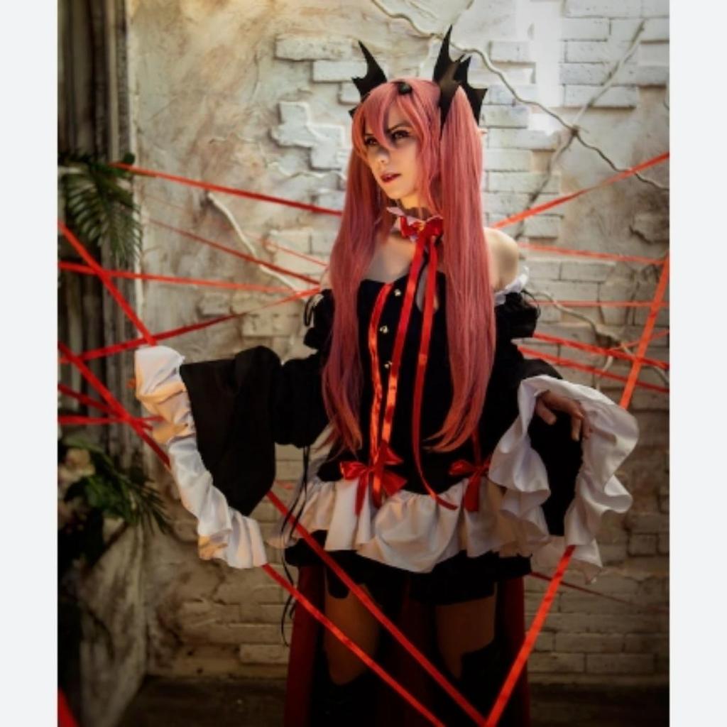 Anime Seraph of the end Krul Tepes Cosplay LolitaDress Vampire Costume Uniform