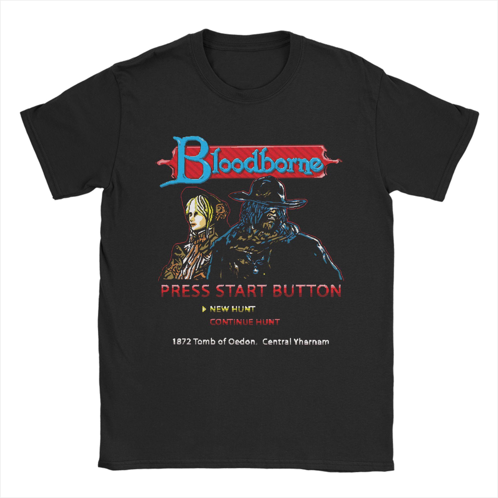 

Bloodborne Dark Souls T Shirt Harajuku T Shirts Short Sleeve Classic Tops Summer Cotton O-Neck Oversized Tees XL