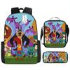 Interrupting Anime Backpack Backpack Elementary And Secondary School School Bag Satchel Set