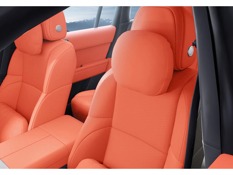 Wichtige Autoinnenraum-Accessoires: Gleichung Leopard Titan 7 Kopfstütze Lenden- und Nackenstützkissen-Set