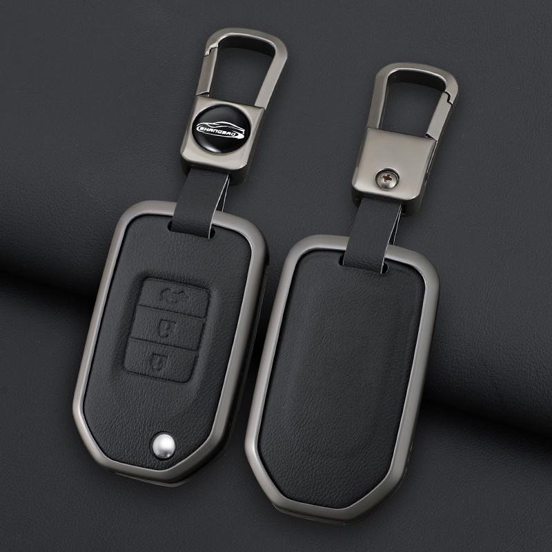 Zinc Alloy Car Key Case Cover Shell For Honda Civic Accord City Odyssey Cr-V Xr-V Hr-V Vezel Jade Jazz Crider Keychain Accessori