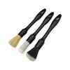 Car Wash Brush Set of 3 Detailing Brush Soft Medium Hard Wheel Brush Parts Cleaning Brush Motorcycle Supplies Tire Cleaning Gap Cleaning Remove Dirt
