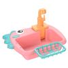 Children's Pretend Play Electric Sink with Circulating Water and Vegetable Washing Features